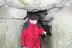 Mick inspects the accommodation (134kb)