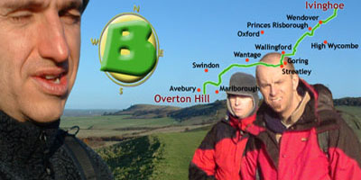 Dave with the Giraffes at Longleat